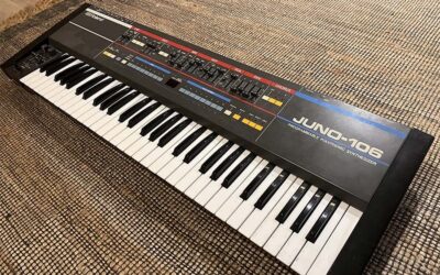 Le Juno 106, synthétiseur polyphonique analogique