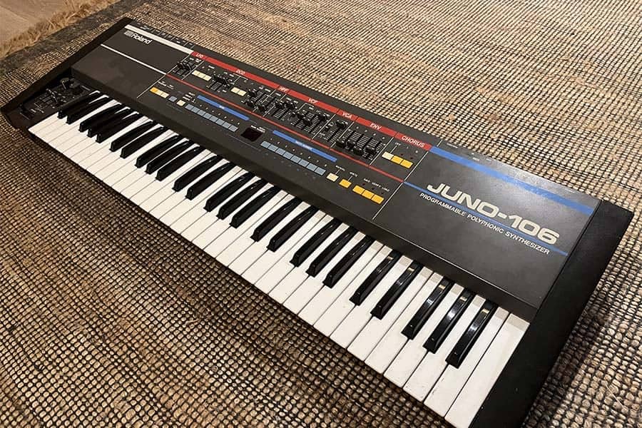 Le Juno 106, synthétiseur polyphonique analogique